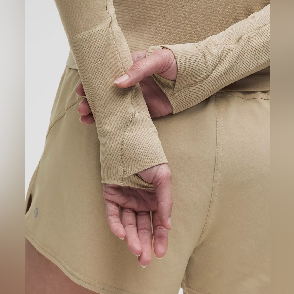 Lululemon Swiftly Tech Long Sleeve Shirt 2.0 Waist Length - Sheer Oak, Size 4 - Picture 9 of 9